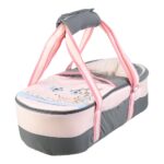 Portable Baby Carrycot Lightweight travel Bed Carrycot newborn ( Fish Pink color ) - Sizes: 0-12 M - Mix and Max - Image 3