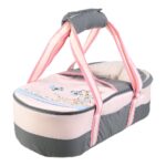 Portable Baby Carrycot Lightweight travel Bed Carrycot newborn ( Fish Pink color ) - Sizes: 0-12 M - Mix and Max - Image 6