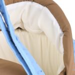 Portable Baby Carrycot Portable Bed Lightweight Carrycot ( Bear on Moon Light Blue color ) - Sizes: 0-12 M - Mix and Max - Image 4