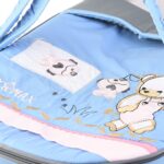 Portable Baby Carrycot Lightweight travel Bed Carrycot newborn ( Fish Light Blue color ) - Sizes: 0-12 M - Mix and Max - Image 4