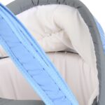 Portable Baby Carrycot Lightweight travel Bed Carrycot newborn ( Bear on Train Light Blue color ) - Sizes: 0-12 M - Mix and Max - Image 11