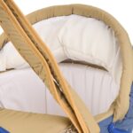 Baby Sleeper | Portable Baby Bed and Infant Bassinet | Safe Carrycot Mix and Max Bear on Moon Blue - Image 3