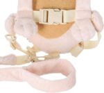 2-in-1 Child Safety Harness deluxe Animal Shape backpack Cotton 100% - Beige - Mix and Max - Colors: Fuchsia and Light Blue - Sizes: 0-24 M - Image 3