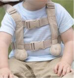 2-in-1 Child Safety Harness deluxe Animal Shape backpack Cotton 100% - Beige - Mix and Max - Colors: Fuchsia and Light Blue - Sizes: 0-24 M - Image 6