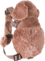 2-in-1 Child Safety Harness deluxe Animal Shape backpack Cotton 100% - Doggy - Mix and Max - Colors: Beige, Fuchsia, and Light Blue - Sizes: 0-24 M - Image 5