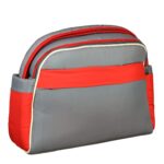 Mix and Max Baby Changing Diaper Large Shoulder bag with embroidery ( Bear on Moon Red ) - Image 6