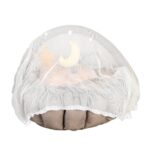 ⁦Baby Nest with Soft Toys and Mosquito Net – Comfortable Infant Sleeping Bed Simon color Mix and Max⁩ - الصورة ⁦5⁩