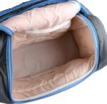 Mix and Max Baby Changing Diaper Large Shoulder bag with embroidery ( Bear on Train Light Bluee ) - Image 6