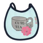 Multi-colors Printed Bib with diaper back Small size 16*19cm (2 Pieces) Girl g - Mix and Max - Colors: Fuchsia, Grey, and Light Blue - Sizes: 0-18 - Image 19