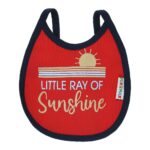 Multi-colors Printed Bib with diaper back Small size 16*19cm (2 Pieces) Boy b - Mix and Max - Colors: Fuchsia, Grey, and Light Blue - Sizes: 0-18