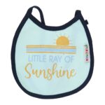 Multi-colors Printed Bib with diaper back Small size 16*19cm (2 Pieces) Girl g - Mix and Max - Colors: Fuchsia, Grey, and Light Blue - Sizes: 0-18 - Image 26