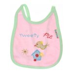 ⁦Multi-colors Bib with embroidery with diaper back Average size 27*19cm (2 Pieces) - Mix and Max - Colors: Fuchsia, Grey, and Light Blue - Sizes: 0-18⁩ - الصورة ⁦15⁩