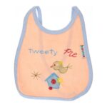 ⁦Multi-colors Bib with embroidery with diaper back Average size 27*19cm (2 Pieces) - Mix and Max - Colors: Fuchsia, Grey, and Light Blue - Sizes: 0-18⁩ - الصورة ⁦14⁩