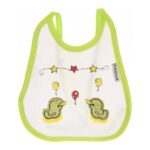 ⁦Multi-colors Bib with embroidery with diaper back Average size 27*19cm (2 Pieces) - Mix and Max - Colors: Fuchsia, Grey, and Light Blue - Sizes: 0-18⁩ - الصورة ⁦24⁩