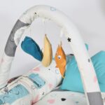 Baby Nest Bed for Newborns Portable Baby Lounger and Sleep Pod Turqouise White Mix and Max - Image 5