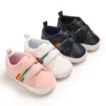 Baby Shoes 3 Sizes 1/2/3 (from Zero to 18 Months) #D41 - Mix and Max - Sizes: 0-6 M 11cm, 6-12 M 12cm, 12-18 M 13cm