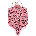 Girls Swimsuit and Swimming Cap Printed Circles Set of 2 pieces Two Piece Swimsuit (4 sizes From 6M to 4Y) # 32 - Mix and Max - Sizes: From XL 2-3 Y to L 12-18 M - Image 6