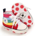 ⁦Baby Shoes 3 Sizes 1/2/3 (from Zero to 18 Months) #C666 - Mix and Max - Sizes: 0-6 M 11cm, 6-12 M 12cm, 12-18 M 13cm⁩ - الصورة ⁦2⁩