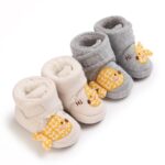 Baby Shoes 3 Sizes 1/2/3 (from Zero to 18 Months) #C735 - Mix and Max - Sizes: 0-6 M 11cm, 6-12 M 12cm, 12-18 M 13cm