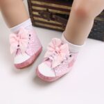 ⁦Baby Shoes 3 Sizes 1/2/3 (from Zero to 18 Months) #E23 - Mix and Max - Sizes: 0-6 M 11cm, 6-12 M 12cm, 12-18 M 13cm⁩ - الصورة ⁦8⁩
