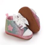 ⁦Baby Shoes 3 Sizes 1/2/3 (from Zero to 18 Months) #E23 - Mix and Max - Sizes: 0-6 M 11cm, 6-12 M 12cm, 12-18 M 13cm⁩ - الصورة ⁦11⁩