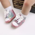 ⁦Baby Shoes 3 Sizes 1/2/3 (from Zero to 18 Months) #E23 - Mix and Max - Sizes: 0-6 M 11cm, 6-12 M 12cm, 12-18 M 13cm⁩ - الصورة ⁦13⁩