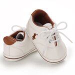 ⁦Baby Shoes 3 Sizes 1/2/3 (from Zero to 18 Months) - Mix and Max - Sizes: 0-6 M 11cm, 6-12 M 12cm, 12-18 M 13cm⁩ - الصورة ⁦3⁩