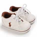 ⁦Baby Shoes 3 Sizes 1/2/3 (from Zero to 18 Months) - Mix and Max - Sizes: 0-6 M 11cm, 6-12 M 12cm, 12-18 M 13cm⁩ - الصورة ⁦5⁩