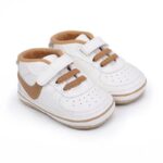 ⁦Baby Shoes 3 Sizes 1/2/3 (from Zero to 18 Months) - Mix and Max - Sizes: 0-6 M 11cm, 6-12 M 12cm, 12-18 M 13cm⁩ - الصورة ⁦2⁩