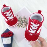 ⁦Baby Shoes 3 Sizes 1/2/3 (from Zero to 18 Months) - Mix and Max - Sizes: 0-6 M 11cm, 6-12 M 12cm, 12-18 M 13cm⁩ - الصورة ⁦2⁩