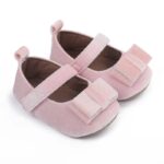 Baby Shoes 3 Sizes 1/2/3 (from Zero to 18 Months) - Mix and Max - Colors: Brown, Grey, and Pink - Sizes: 0-6 M 11cm, 6-12 M 12cm, 12-18 M 13cm