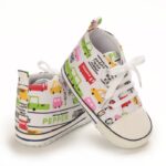 Baby Shoes 3 Sizes 1/2/3 (from Zero to 18 Months) #C716 - Mix and Max - Sizes: 0-6 M 11cm, 6-12 M 12cm, 12-18 M 13cm