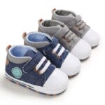 Baby Shoes 3 Sizes 1/2/3 (from Zero to 18 Months) #D09 - Mix and Max - Sizes: 0-6 M 11cm, 6-12 M 12cm, 12-18 M 13cm