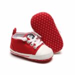 ⁦Baby Shoes 3 Sizes 1/2/3 (from Zero to 18 Months) - Mix and Max - Sizes: 0-6 M 11cm, 6-12 M 12cm, 12-18 M 13cm⁩ - الصورة ⁦4⁩