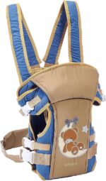 Baby Carrier 4 Positions 4 in 1 (Blue Bear on Moon # 316) - Mix and Max - Sizes: 0-24 M - Image 2