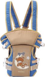 Baby Carrier 4 Positions 4 in 1 (Blue Bear on Moon # 316) - Mix and Max - Sizes: 0-24 M - Image 10